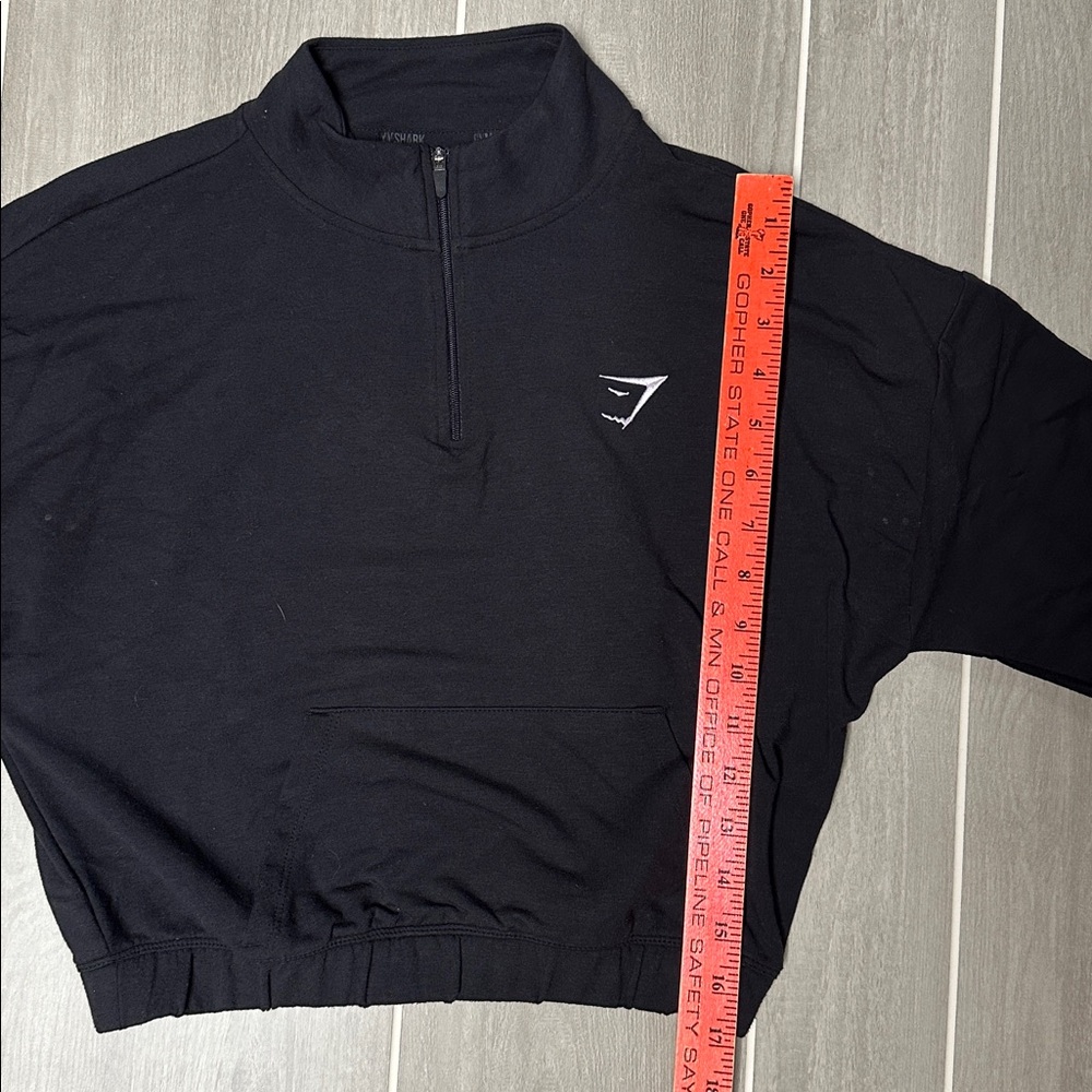 Gymshark Training Pippa Pullover Black Quarter Zip Top - Picture 9 of 9